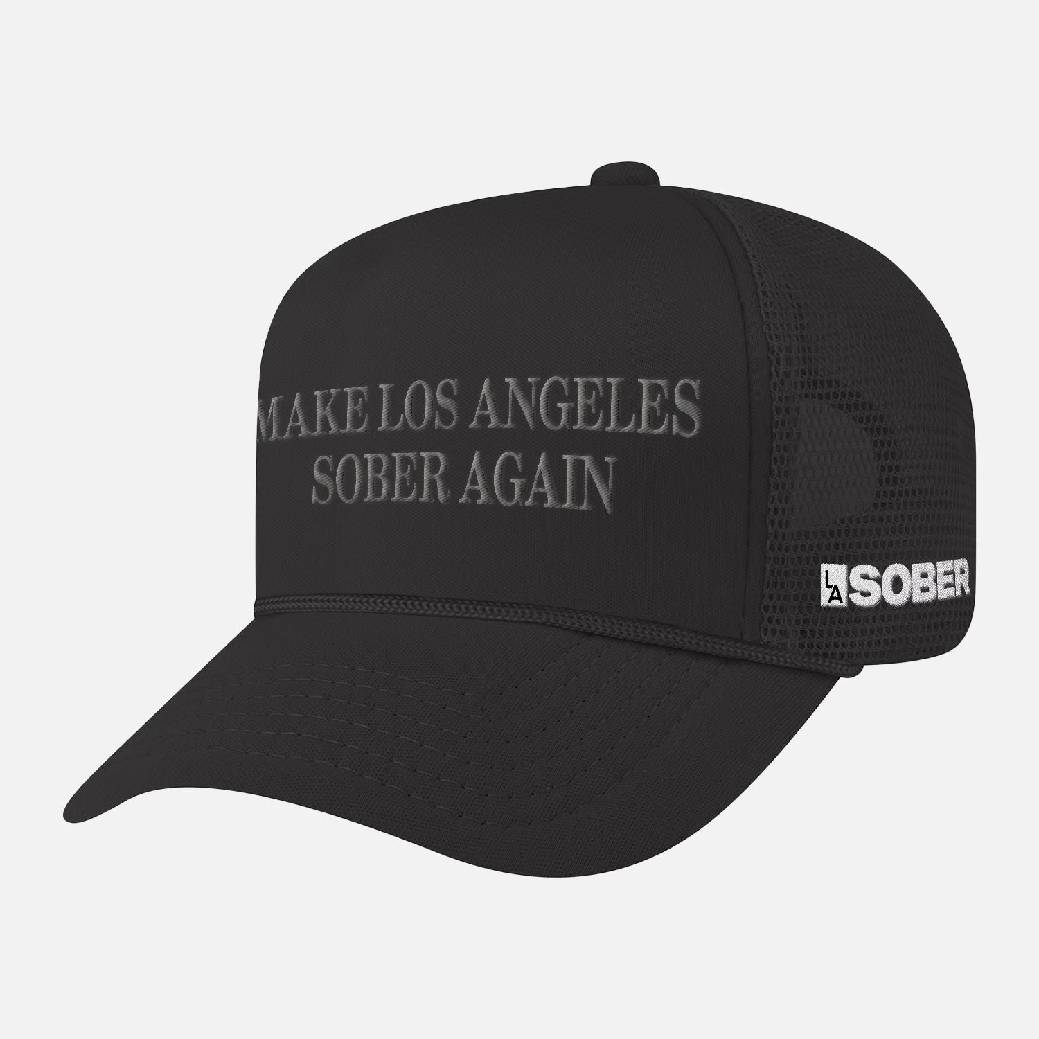 MAKE L.A. SOBER AGAIN HAT-GRAY