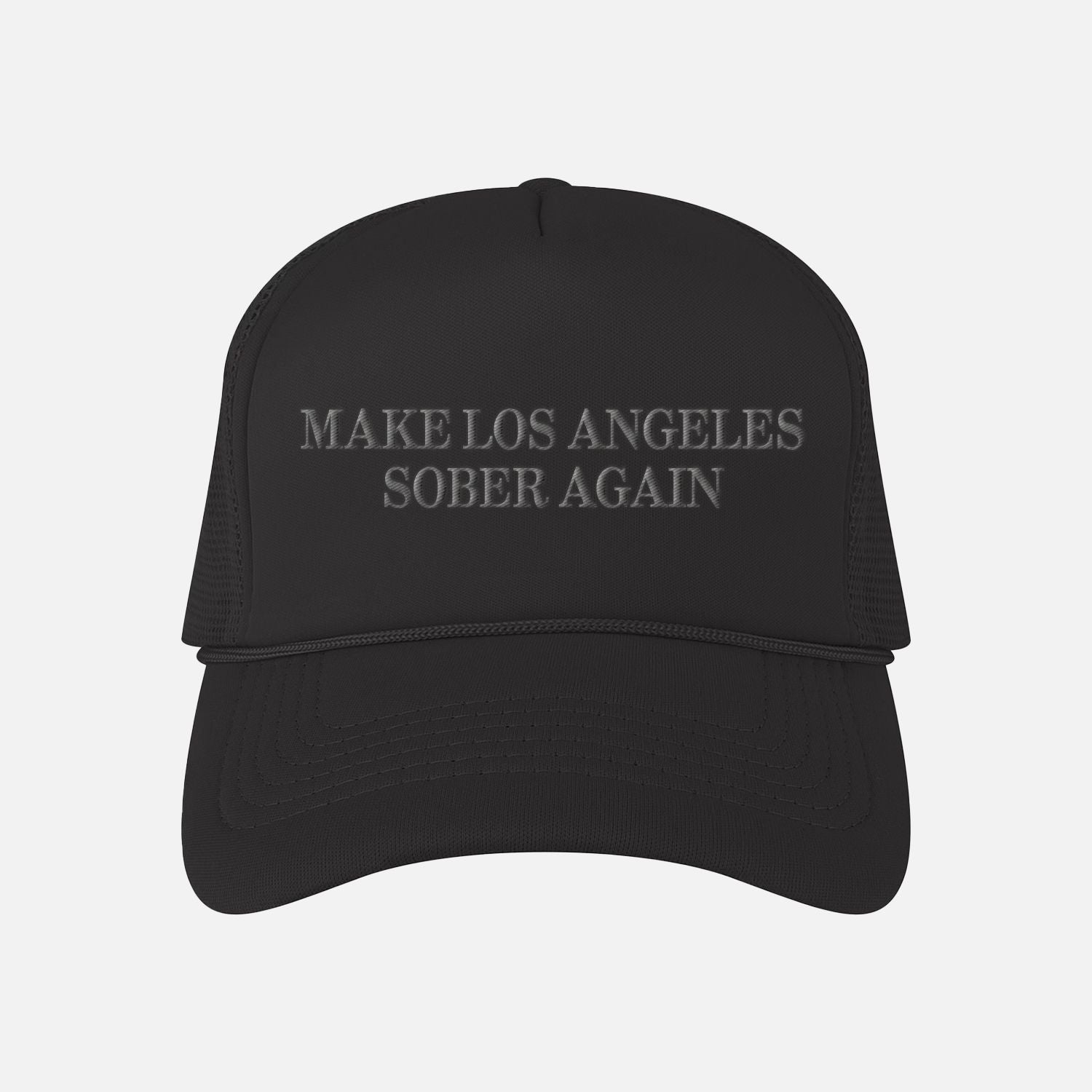 MAKE L.A. SOBER AGAIN HAT-GRAY